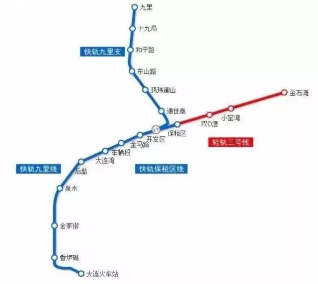 大连地铁4号线最新线路图详解